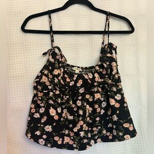 La Hearts Relaxed Pink and Orange Camisole